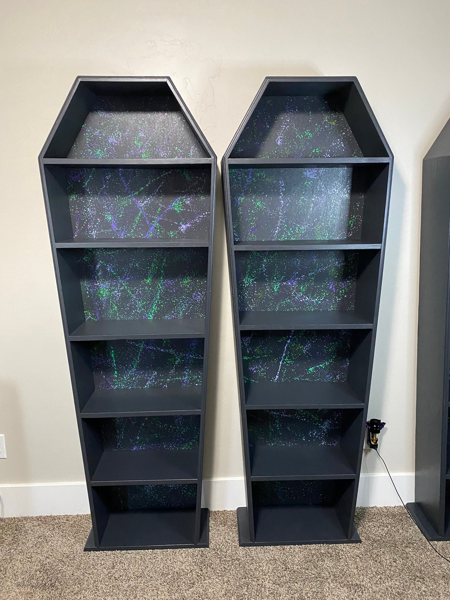 Coffin book cases