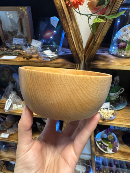 Figured Maple wood bowl