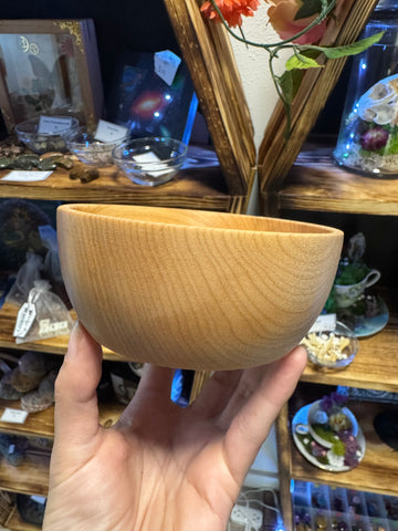 Figured Maple wood bowl