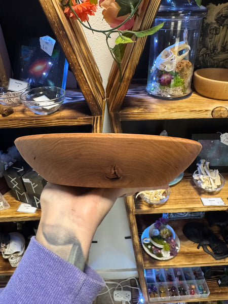 Cherry wood bowl