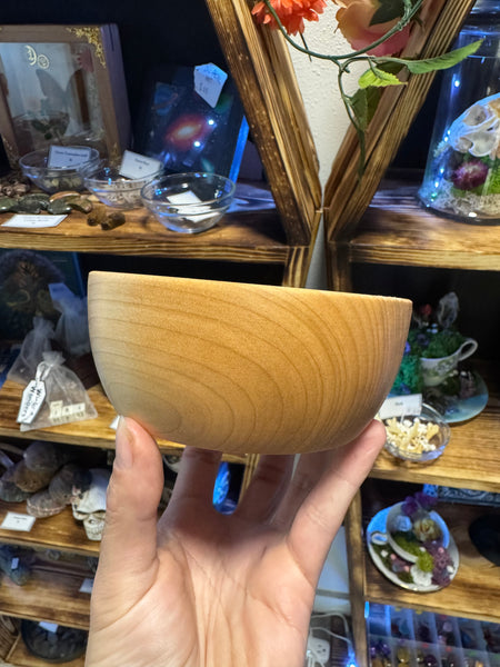 Figured Maple wood bowl