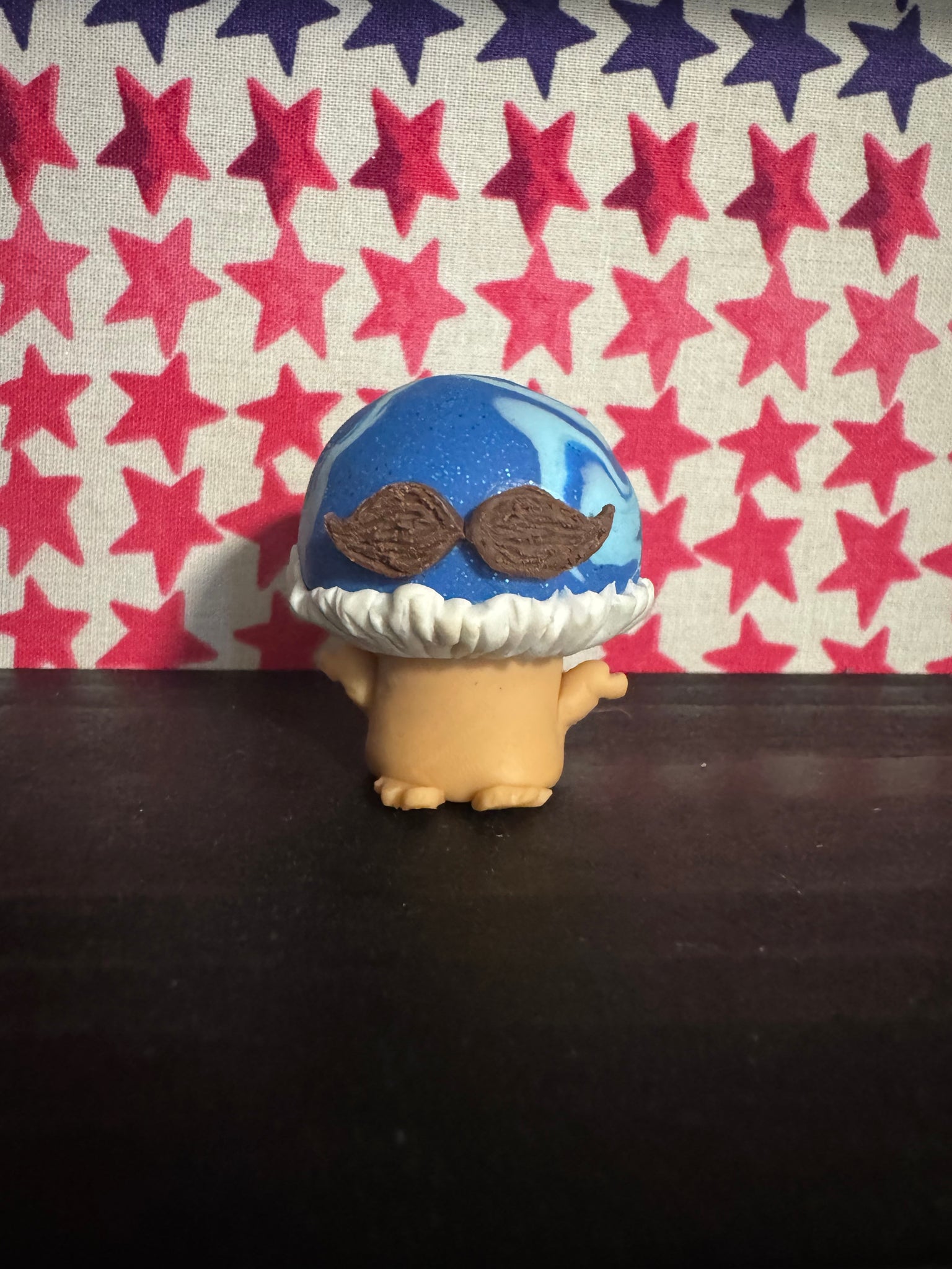 Mustache mushroom guy