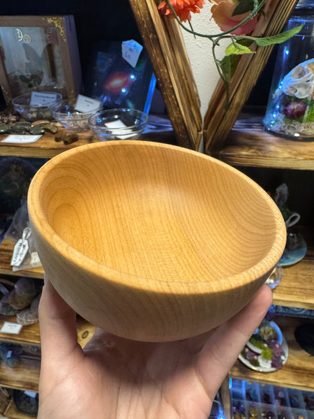 Figured Maple wood bowl