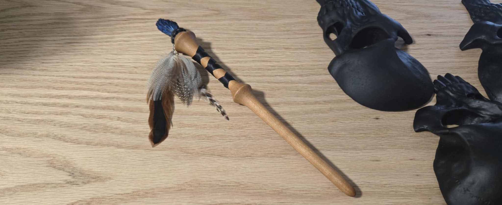 Wrapped cherry wand