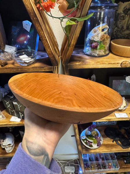 Cherry wood bowl