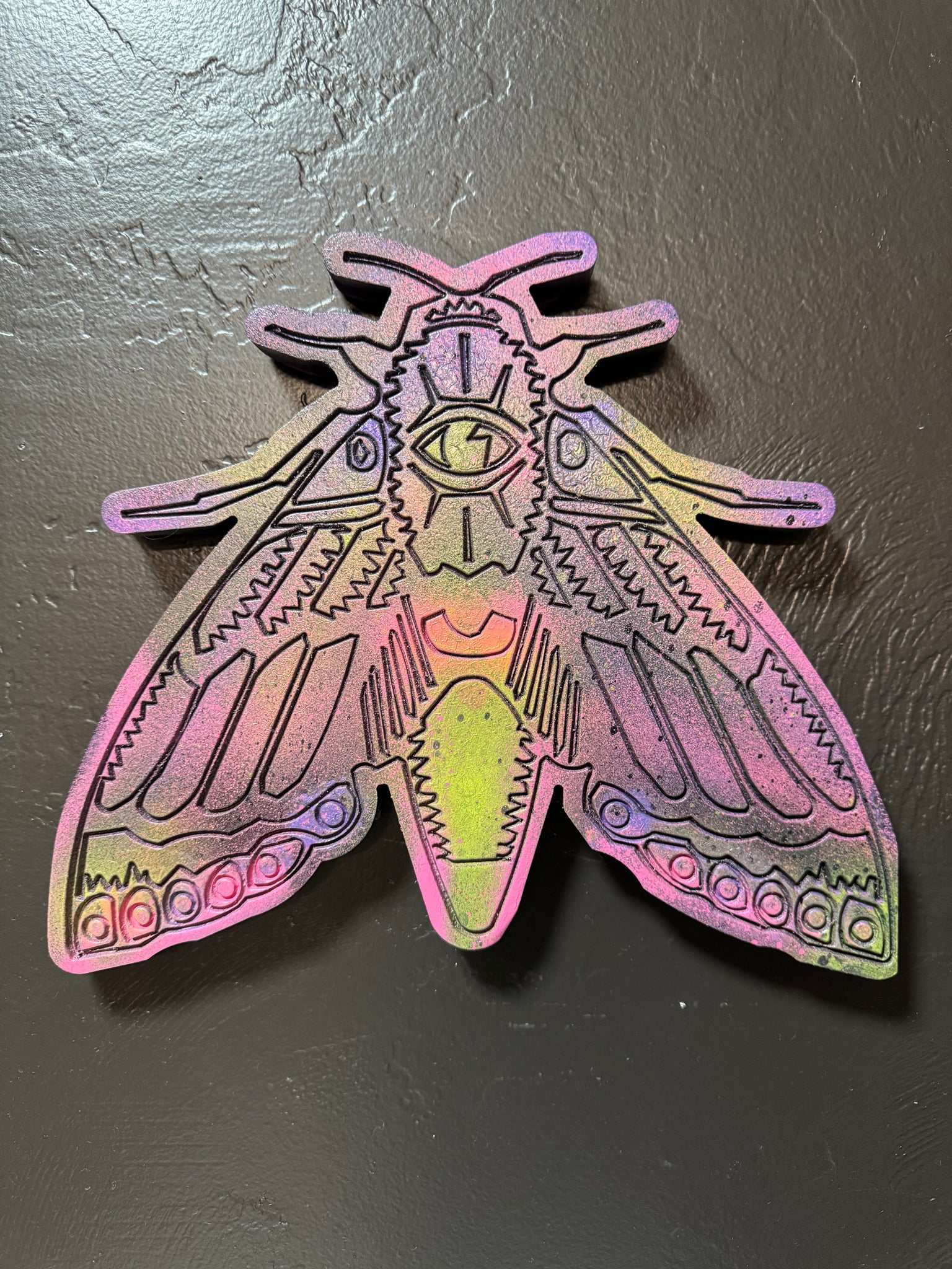 Moth wall art