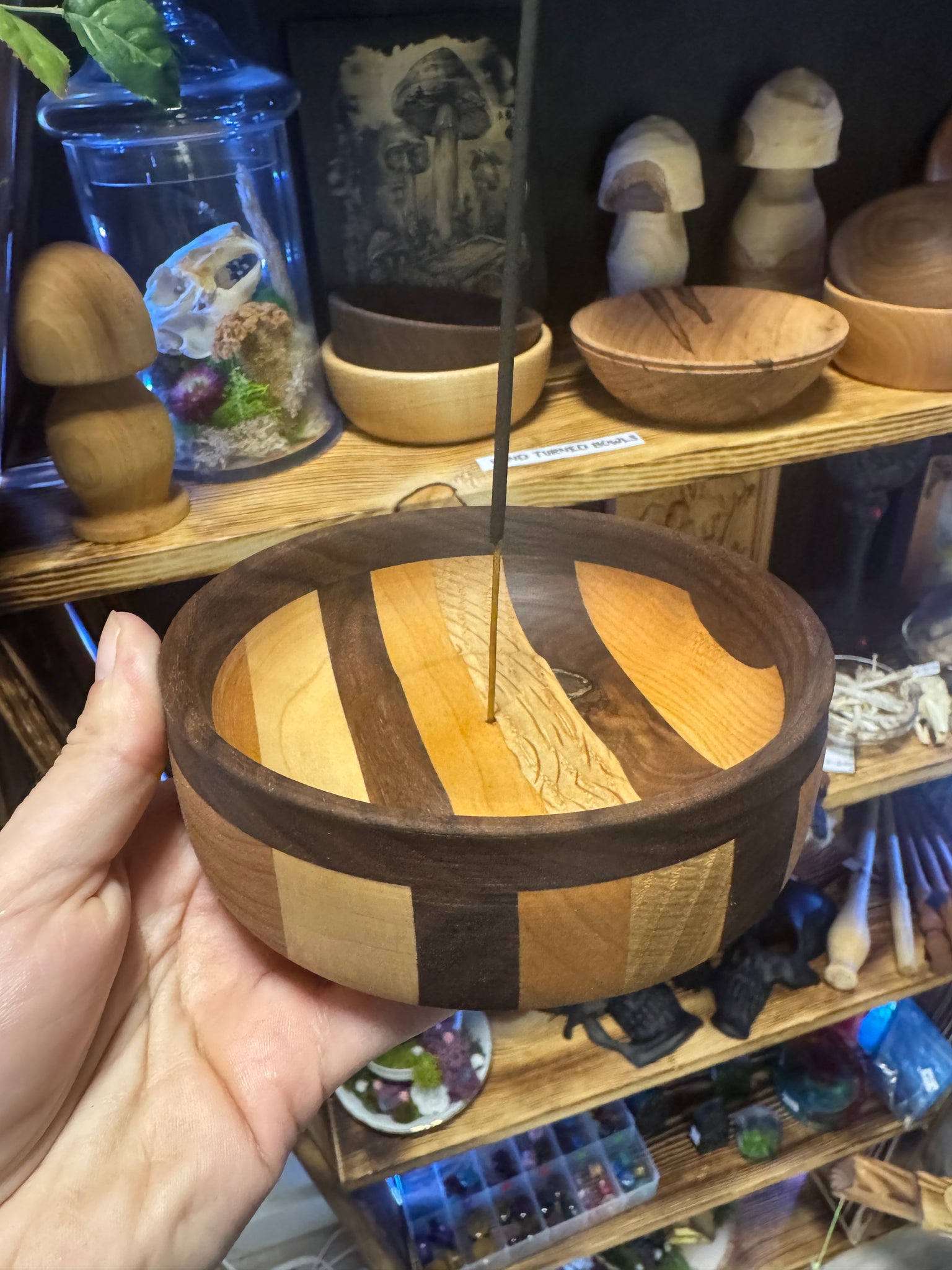 Incense burner dish