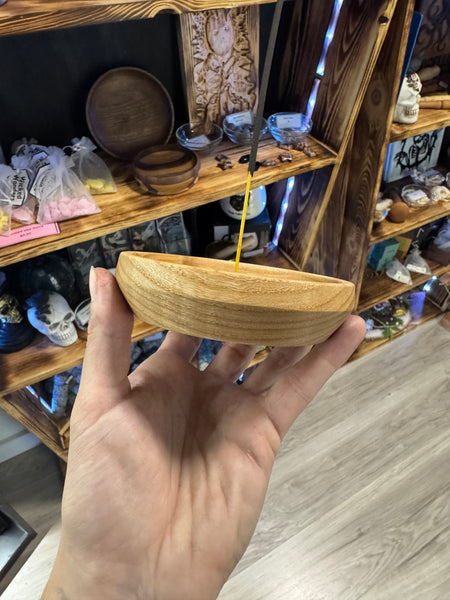 Incense burner dish - Ash wood