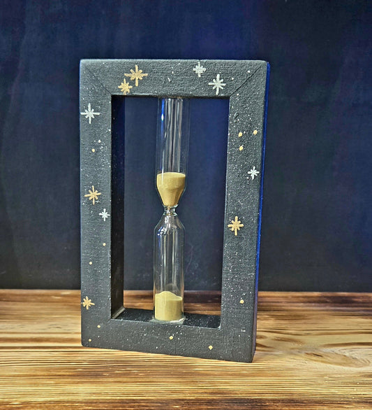 Time and Space Sand Timer - Hourglass | Unique Oddity Decor & Meditation Tool