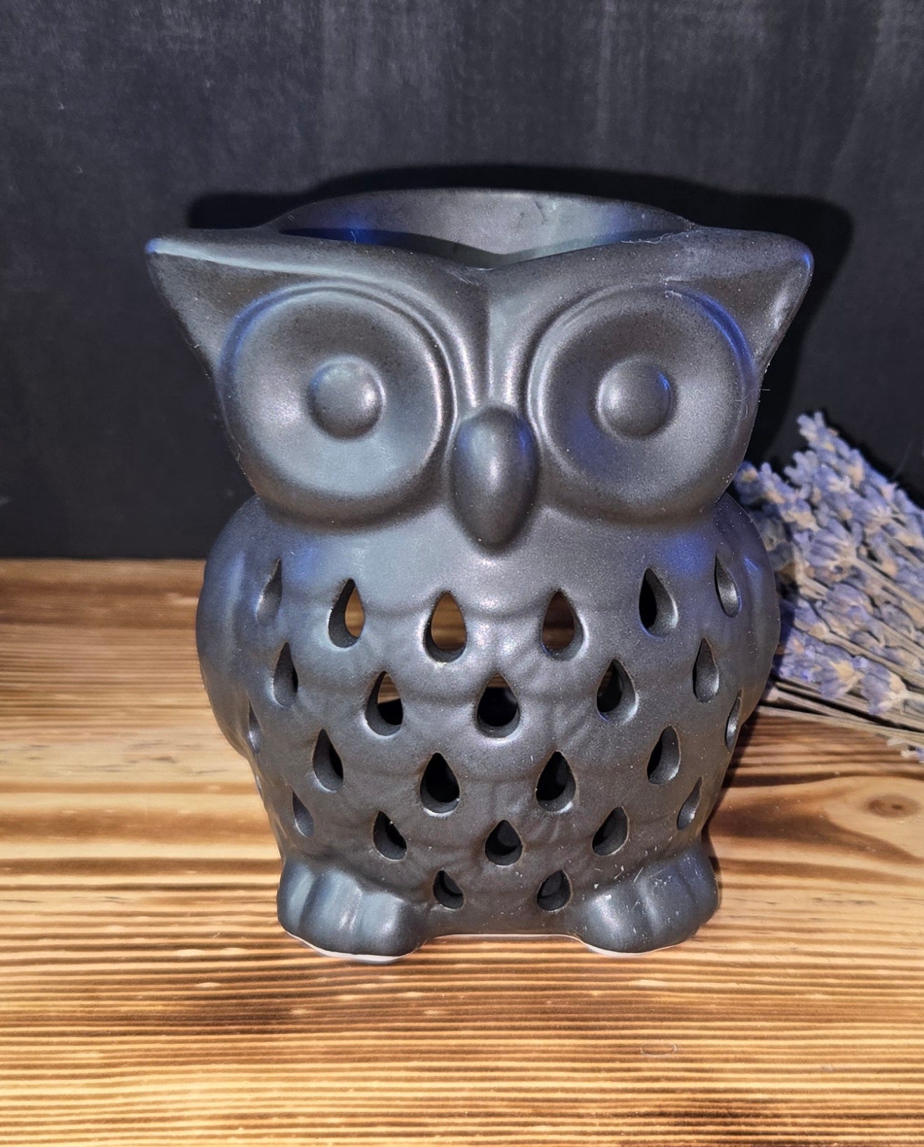 Owl oil/wax tealight burner