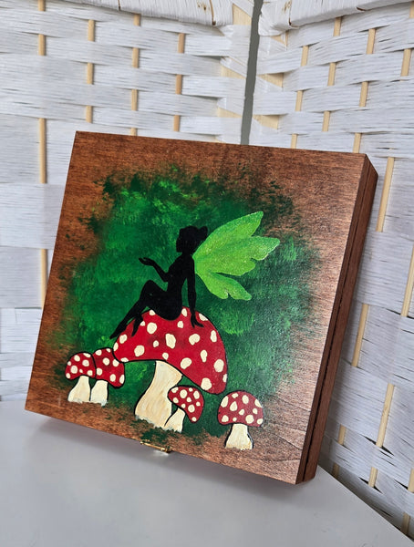 Fairy mushroom box