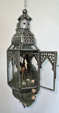 Hanging butterfly lantern